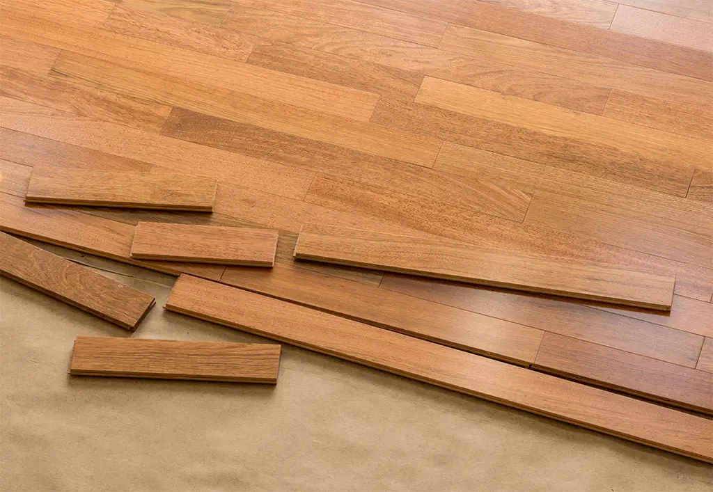 Expansion And Contraction Is Expected With Prefinished Solid Hickory Flooring